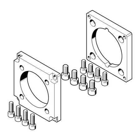 Festo Motor Flange EAMF-A-95A-120G-G2 EAMF-A-95A-120G-G2